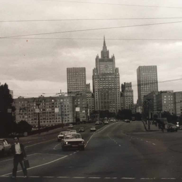 Street photo in Moscow, Russia by Geoff Andrews