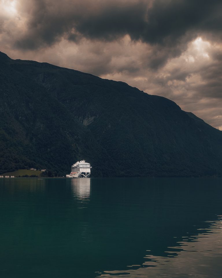 Street photo in Skjolden, Norway by Kamesh Jayanti