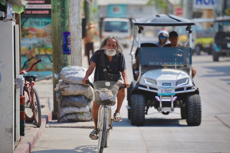Street photo in San Pedro, Belize by Eric Hattey