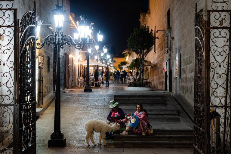 Street photo in Arequipa, Peru by Trevin Blount