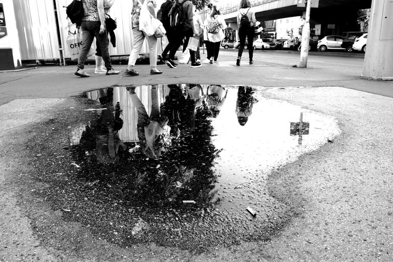 Street photo in Budapest, Hungary by Imre Bondar
