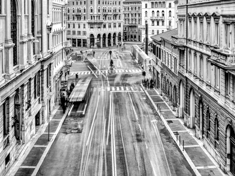 Street photo in Trieste, Italy by Jozef Danyi