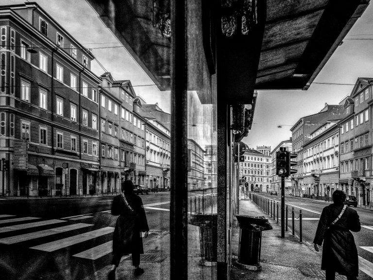 Street photo in Trieste, Italy by Jozef Danyi