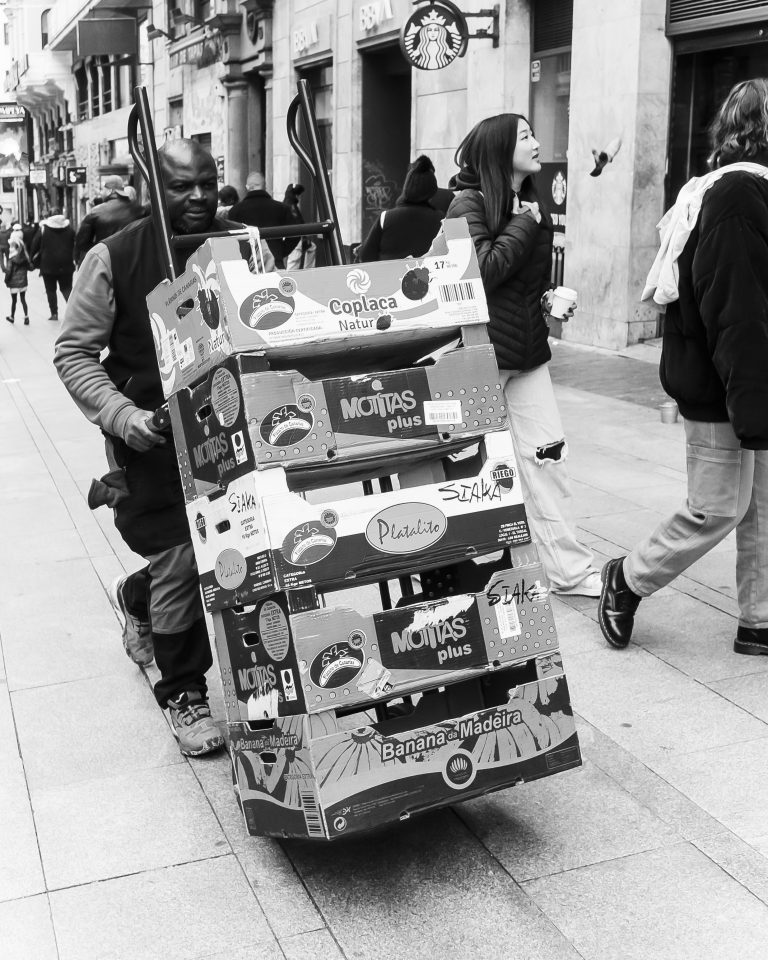 Morning deliveries, Madrid Spain