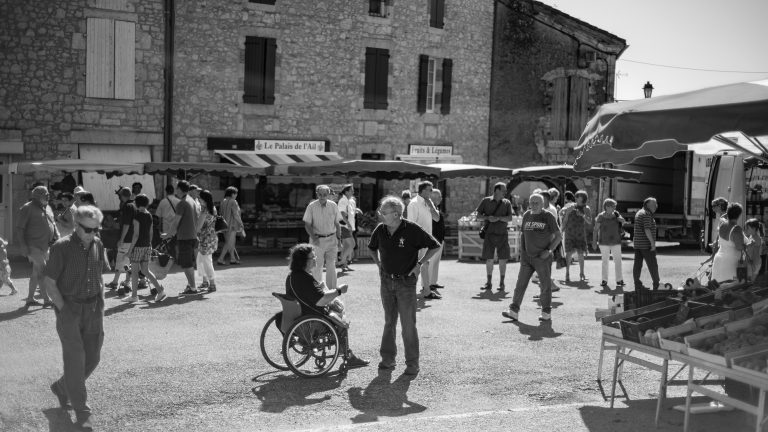 Street photo in Gers, France by Tom Schmitz