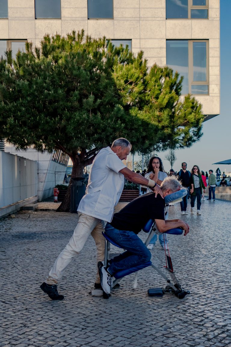 Street photo in Belém, Portugal by Deividson Rodrigues