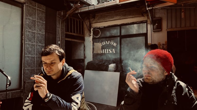 Street photo in Istanbul, Turkey by Michał Gołębiewski