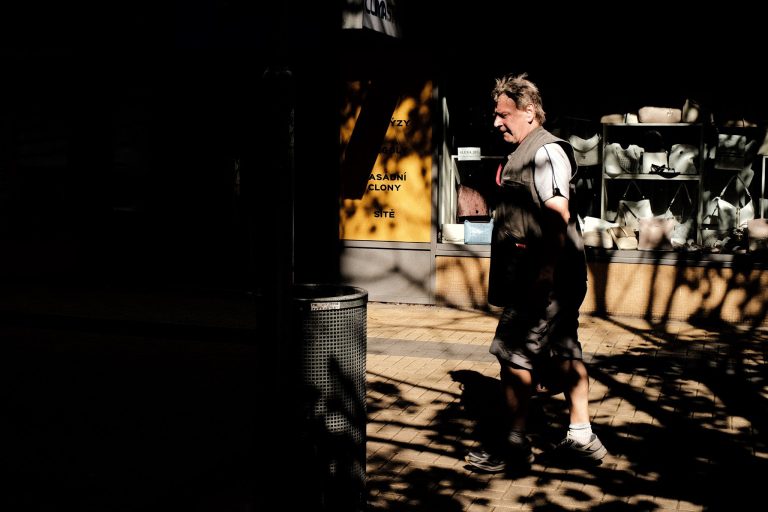 Street photo in Pardubice, Czechia by Thocles Warszawski