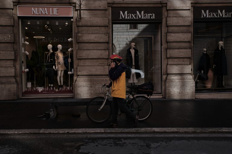 Street photo in Rome, Italy by Matt Byrne