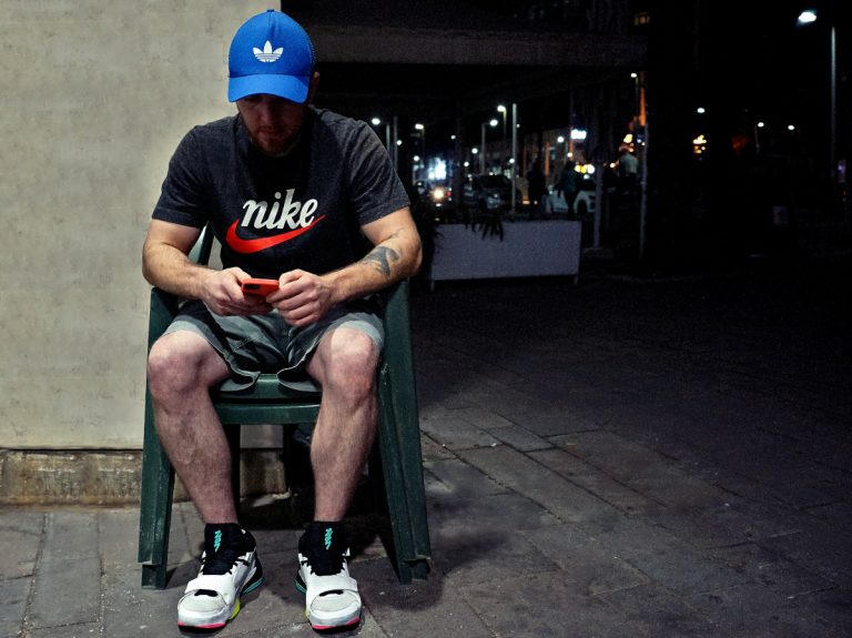 Street photo in Ashdod, Israel by Helmut Levitt