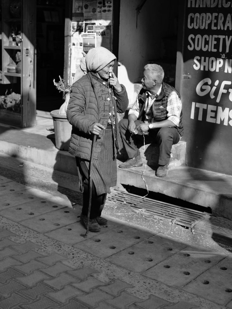 Street photo in Dharamshala, India by Vadiraj Mathad