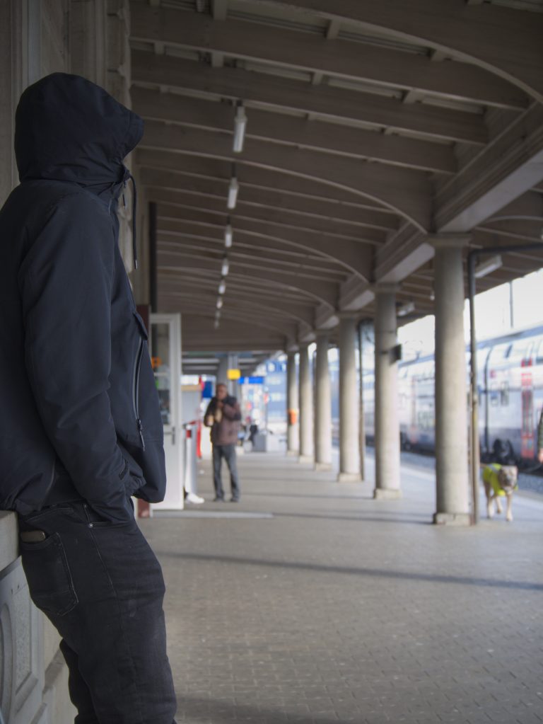 Street photo in Brugg, Switzerland by Bertrand Roessli