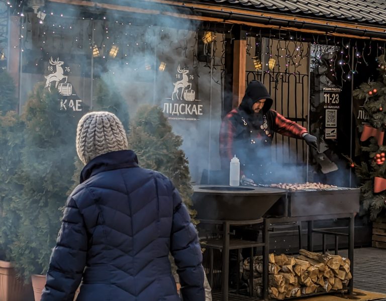 Street photo in Grodno, Belarus by Andrey Bazylev