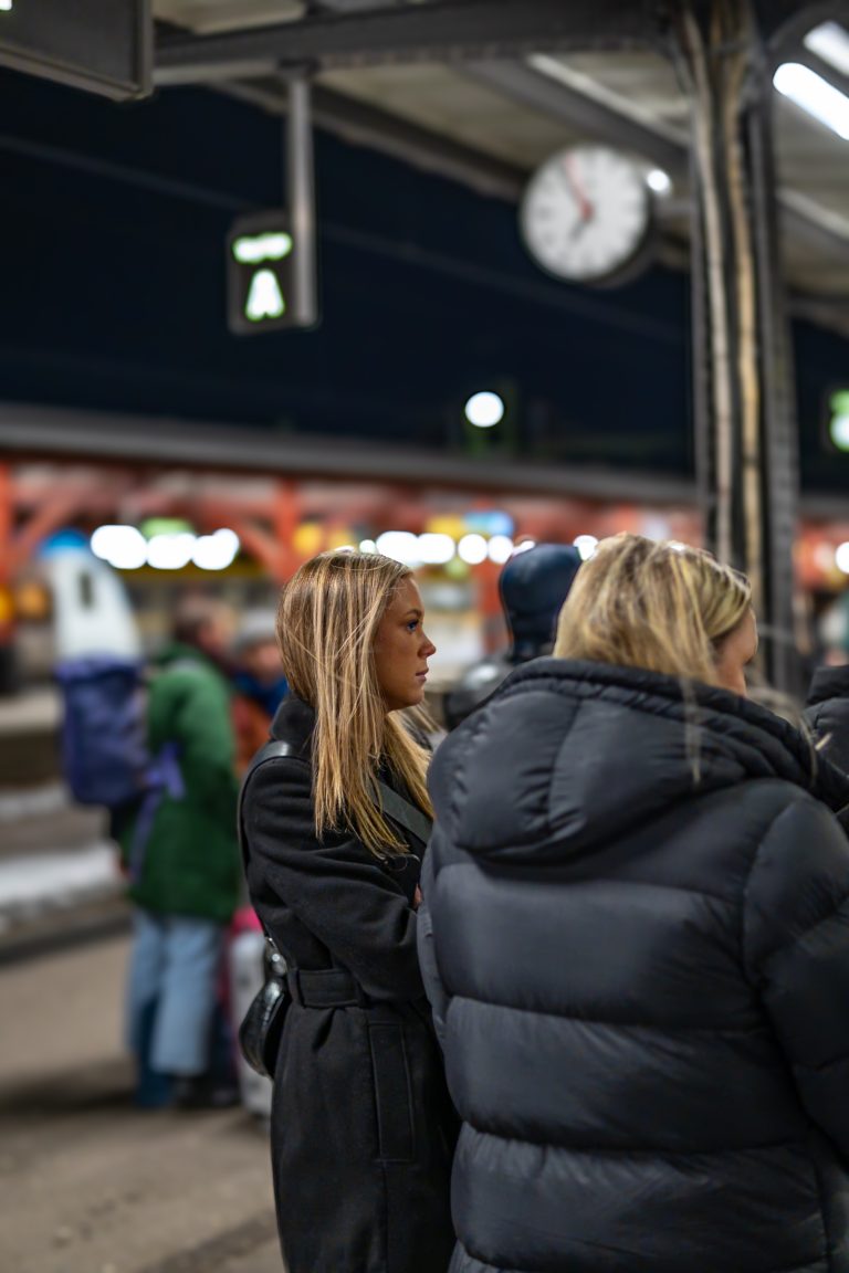 Street photo in Göteborgs Centralstation, Sweden by Noah Gibson