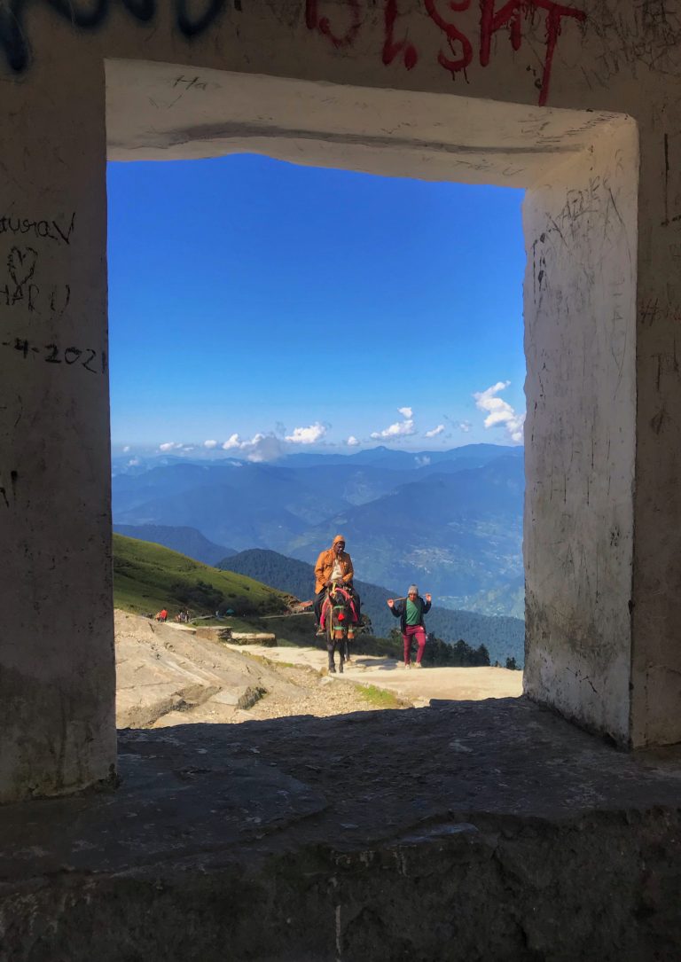 Street photo in Tungnath, India by EM Rajeev