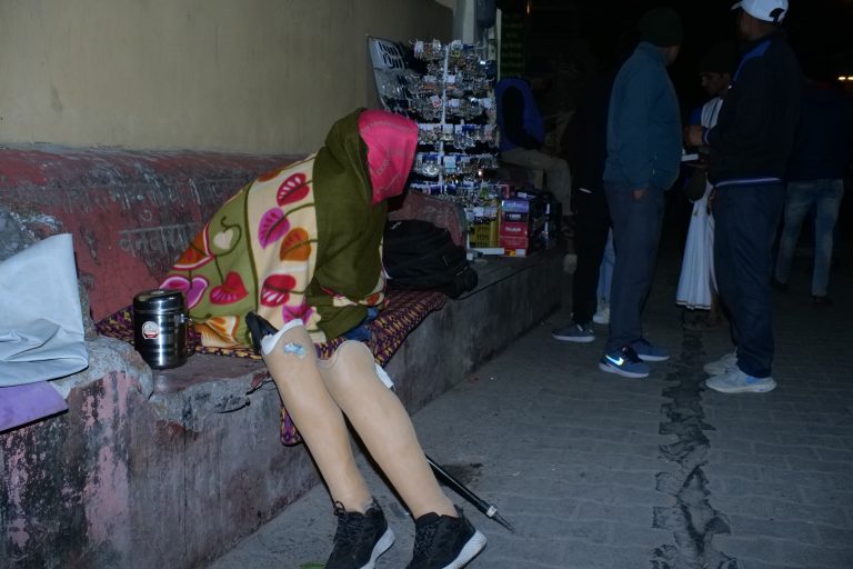 Street photo in Rishikesh, India by Vadiraj Mathad