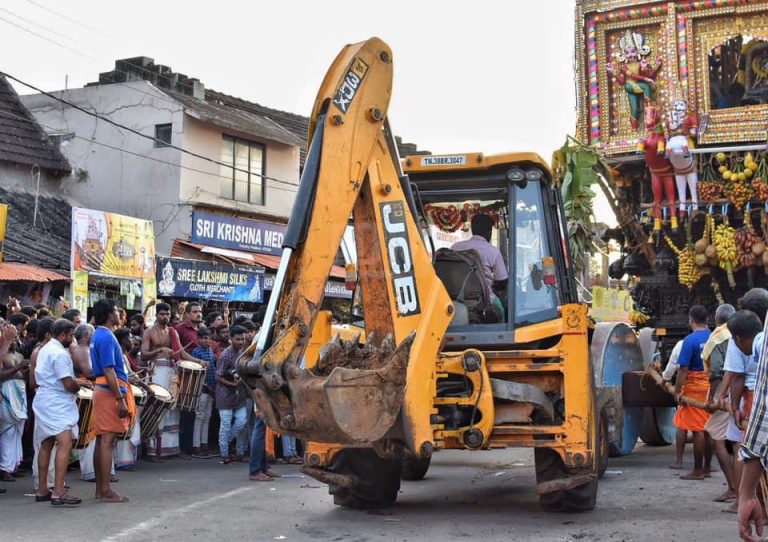Street photo in Kalpathy, India by EM Rajeev