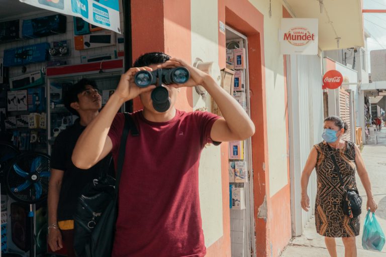 Street photo in Tulum, Mexico by Krishnasharan Das