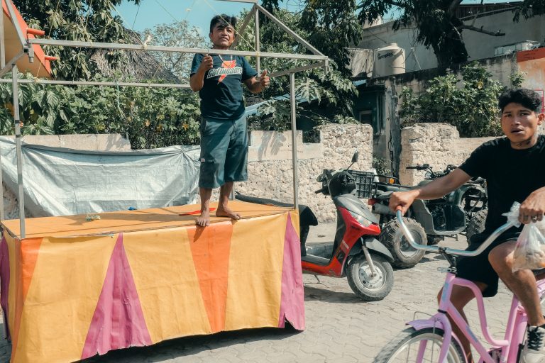 Street photo in Tulum, Mexico by Krishnasharan Das