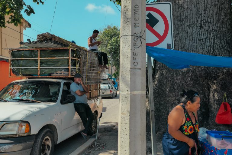 Street photo in Tulum, Mexico by Krishnasharan Das