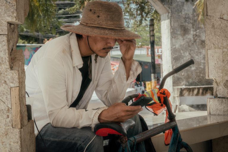 Street photo in Tulum, Mexico by Krishnasharan Das