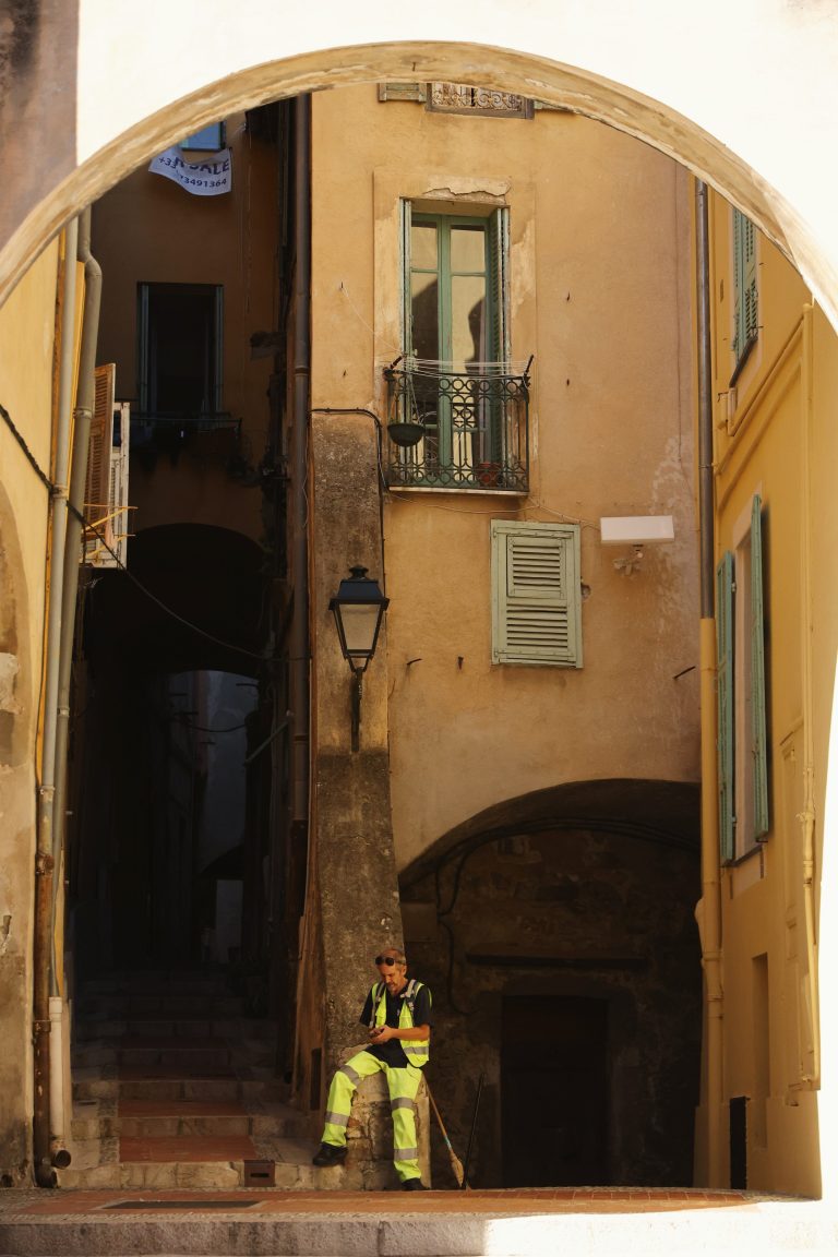 Street photo in Menton, France by Andrew Chambers