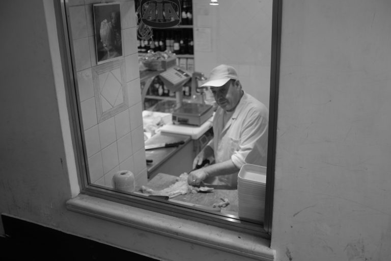 Street photo in Capri, Italy by Dave Ludington