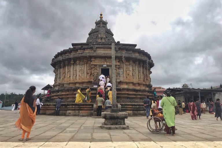 Street photo in Sringeri, India by EM Rajeev