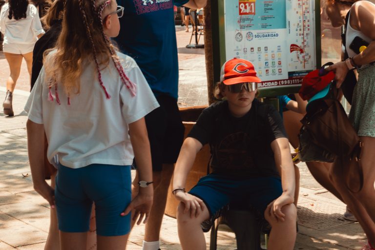 Street photo in Playa del Carmen, Mexico by Krishnasharan Das
