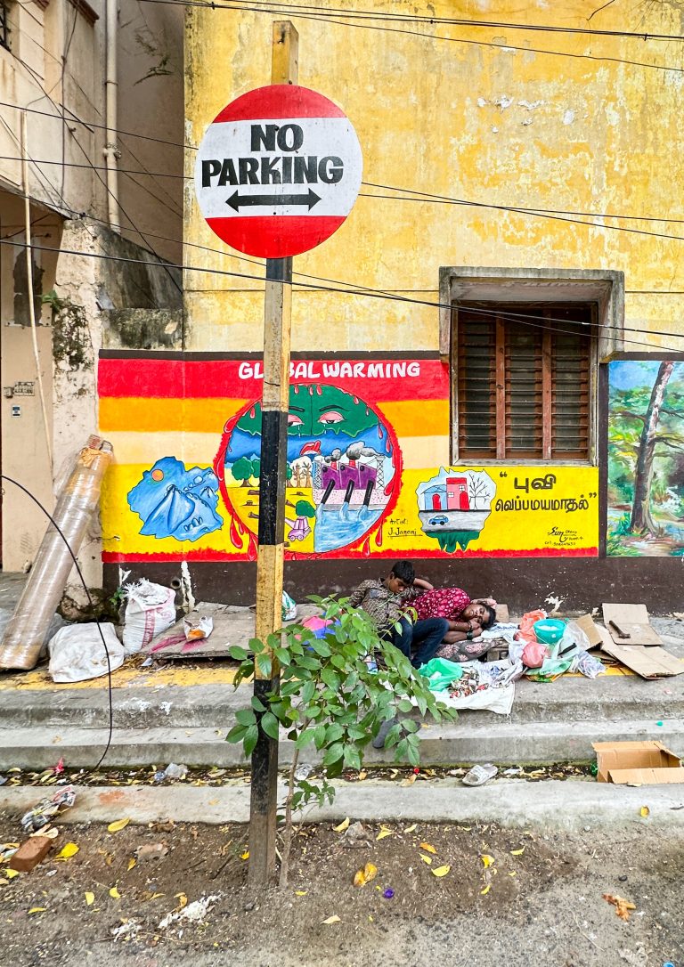 Street photo in Puducherry, India by EM Rajeev