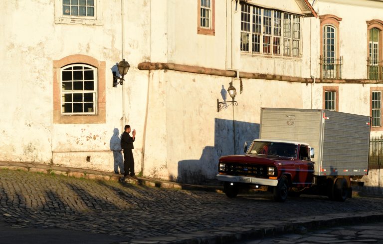 Street photo in Ouro Preto, Brazil by Rodrigo Marcotich