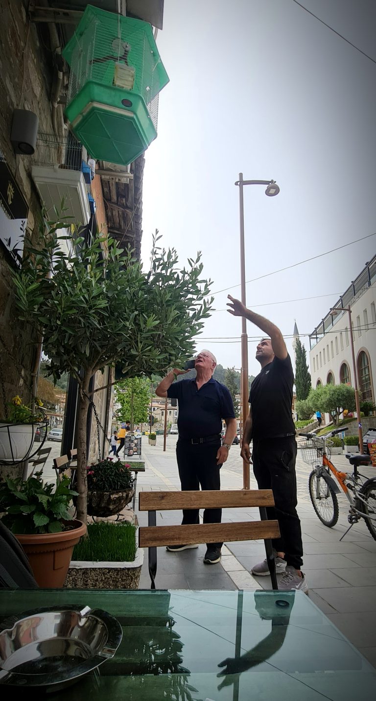 Street photo in Berat, Albania by Rodrigo Marcotich