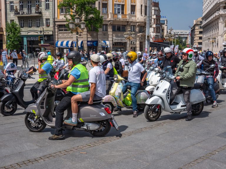 Street photo in Skopje, North Macedonia by Boris Takovski