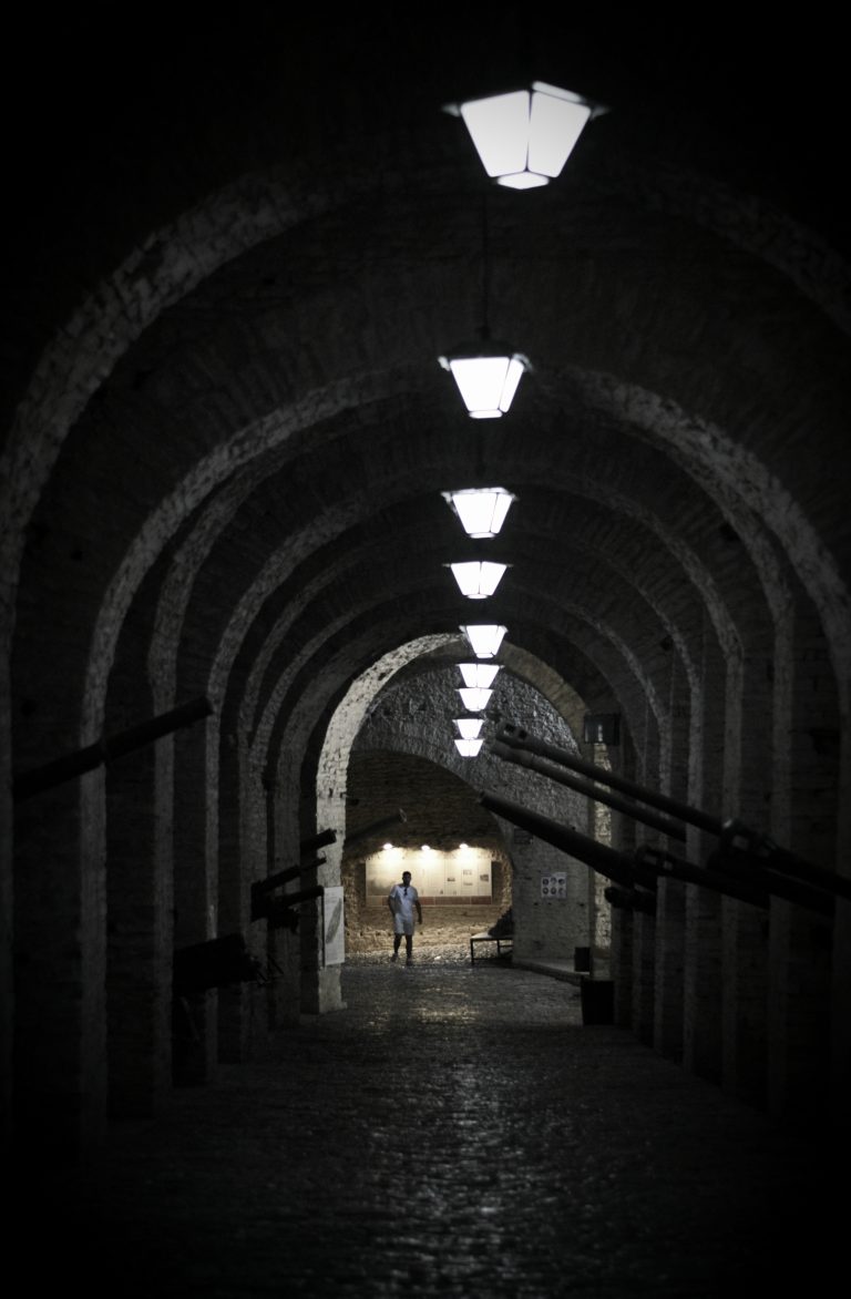 Street photo in Gjirokaster, Albania by Rodrigo Marcotich