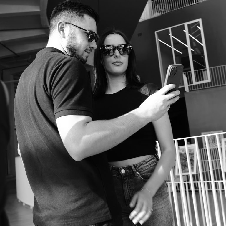 Street photo in Tirana, Albania by Pascal Meurisse