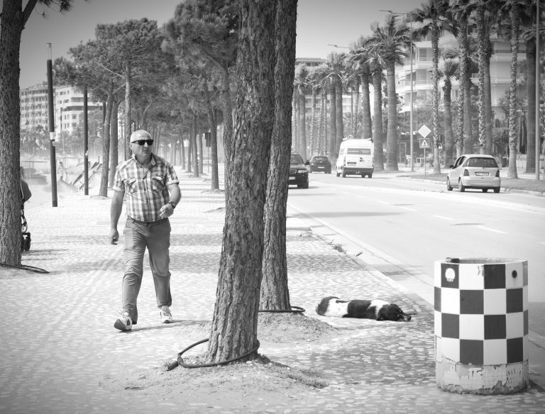 Street photo in Vlorë, Albania by Rodrigo Marcotich