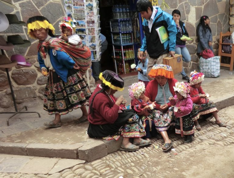Street photo in Pisac, Peru by Jonathan Varjabedian