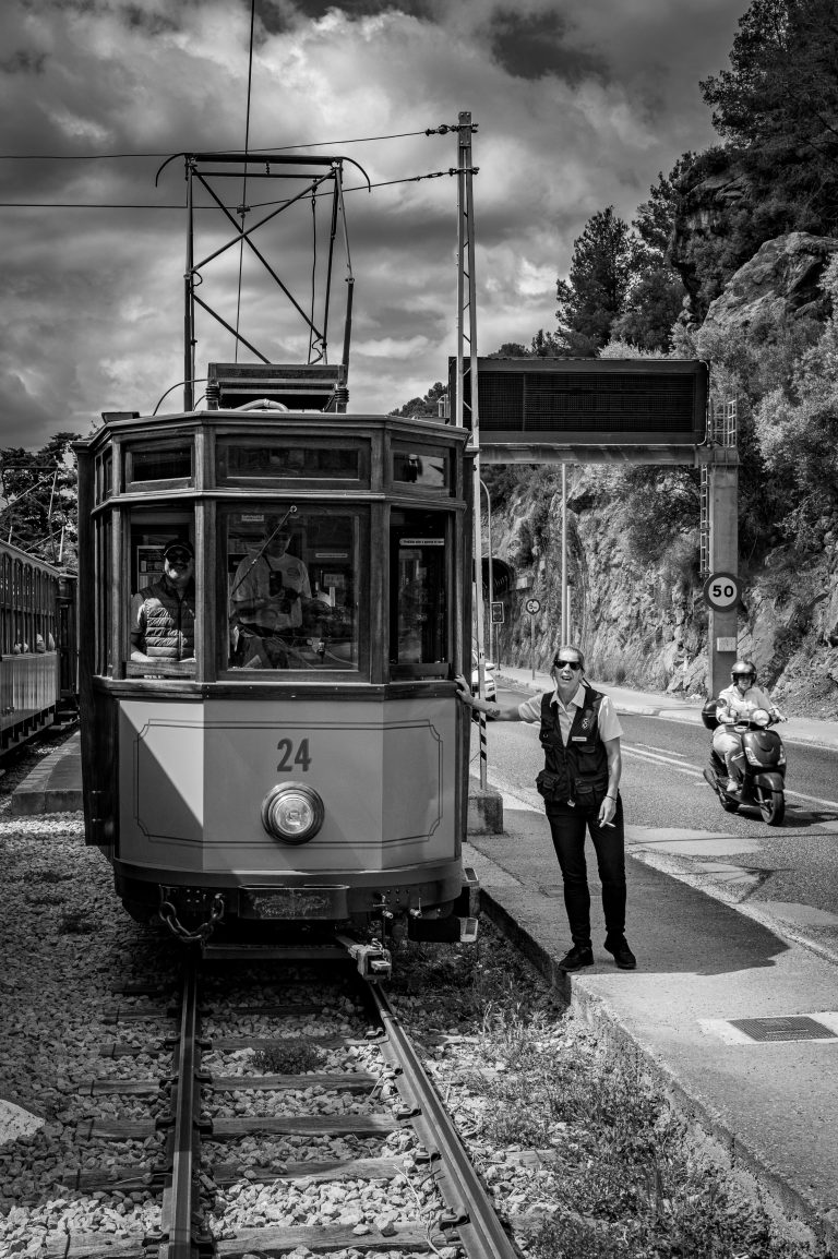 Street photo in Port de Sóller, Spain by John Walker