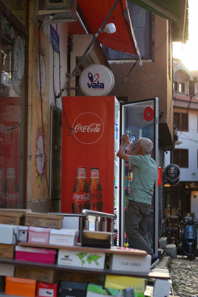 Street photo in Prizren, Kosovo by Rodrigo Marcotich