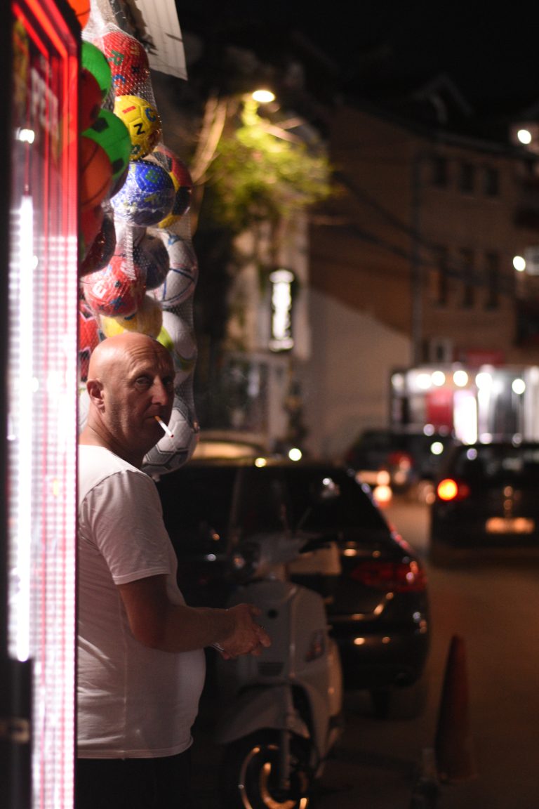 Street photo in Prizren, Kosovo by Rodrigo Marcotich