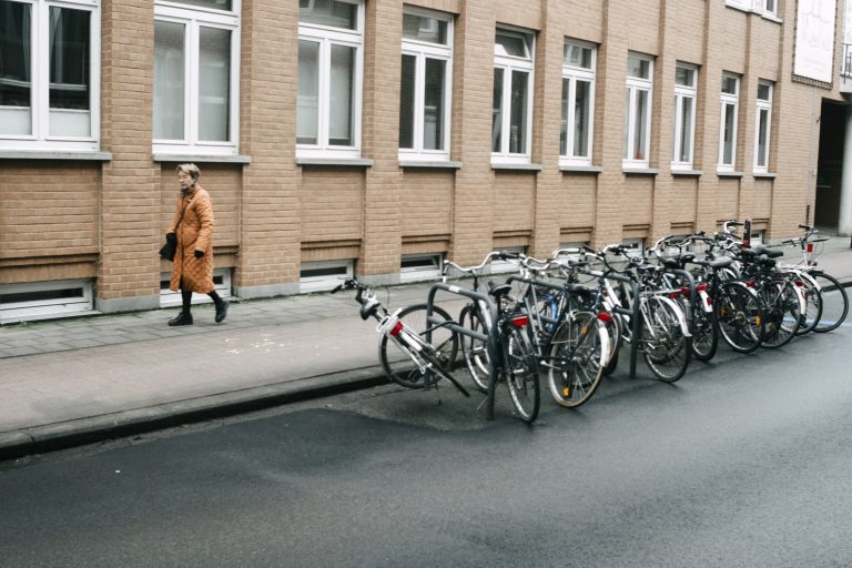 Street photo in Leuven, Belgium by Hugo Fiévez