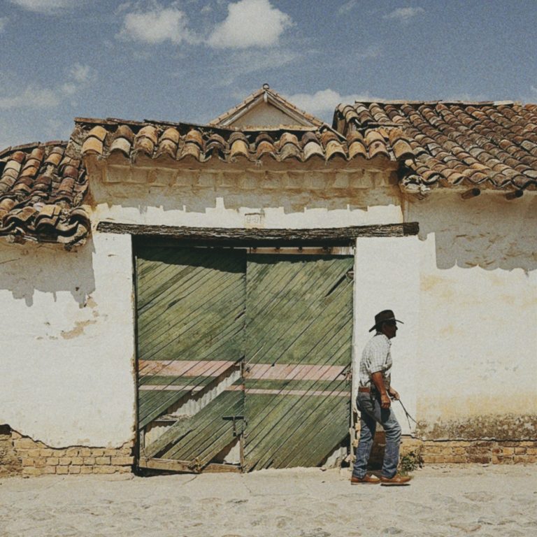 Street photo in Villa de Leyva, Colombia by Joshua Vergara