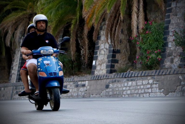 Street photo in Taormina, Italy by Michael Kjær