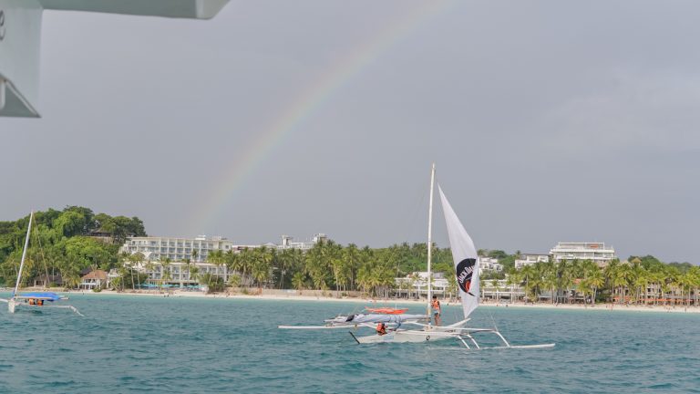 Street photo in Boracay Island, Philippines by Leon Castro