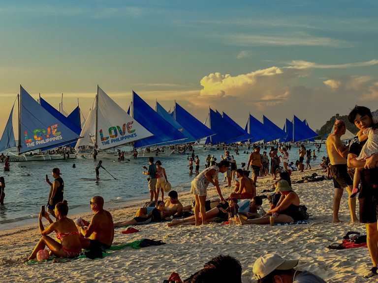 Street photo in Boracay Island, Philippines by Leon Castro