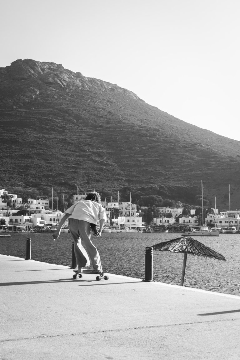 Street photo in Amorgos, Greece by Jamieson Dean
