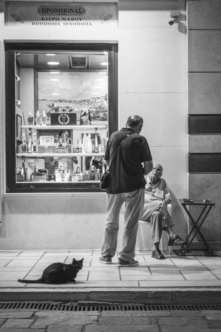 Street photo in Naxos, Greece by Jamieson Dean