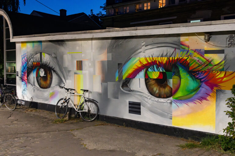 Street photo in Freetown Christiania, Denmark by Dan Lawyer