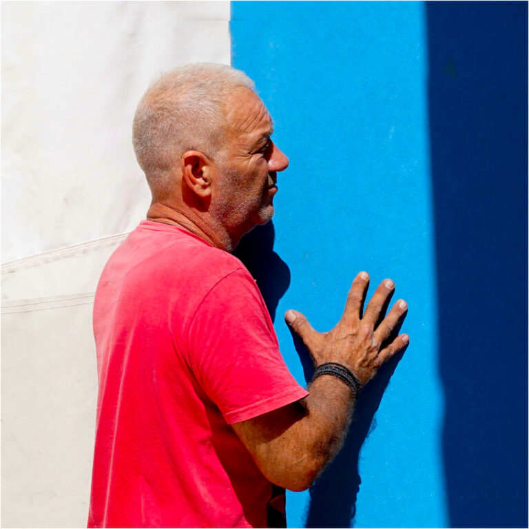 Street photo in Argostoli, Greece by Chris Bennett