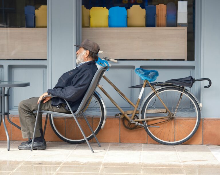 Street photo in Lefkada, Greece by John Lanagan